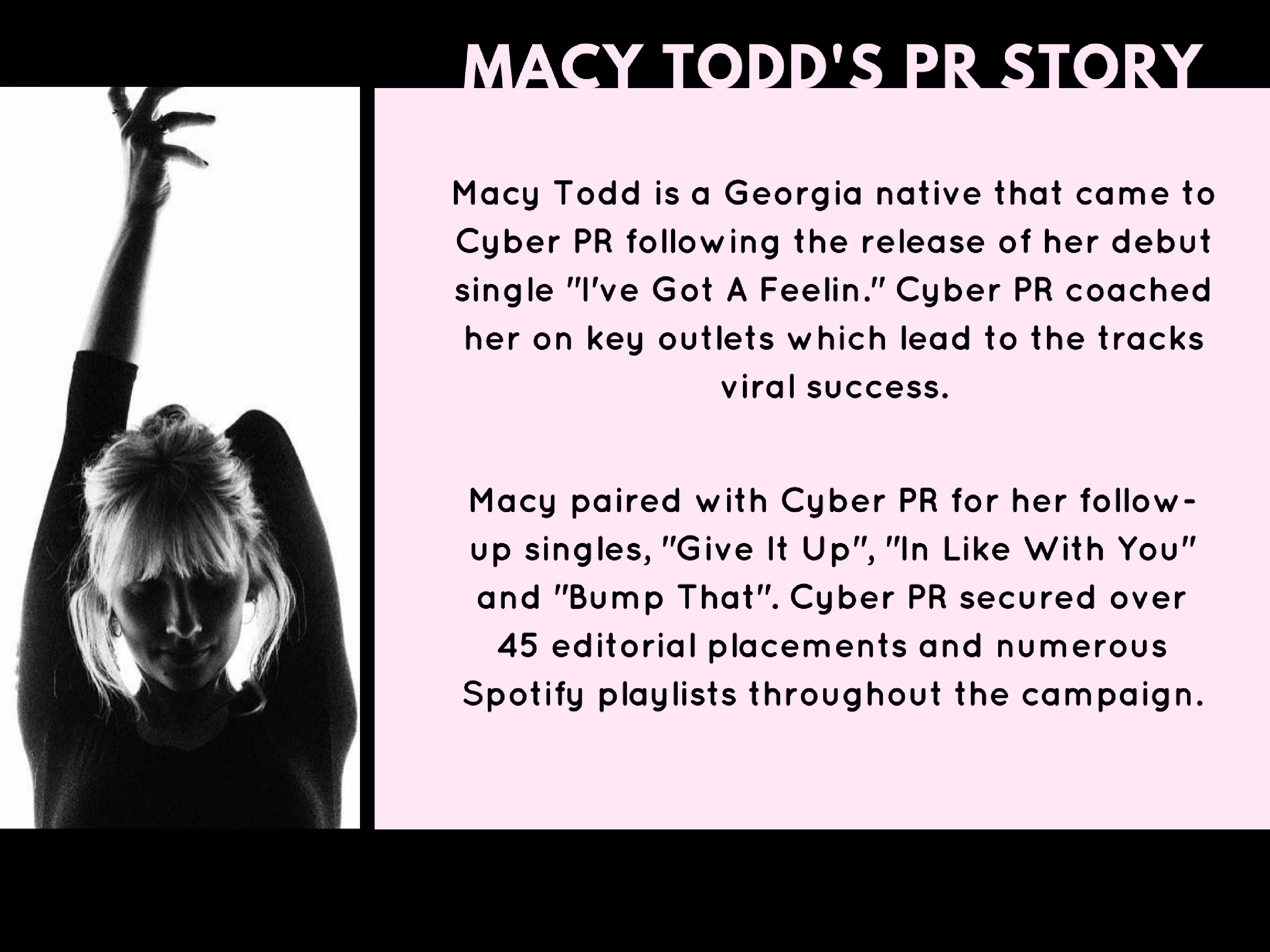 Macy Todd - Music PR Case Study